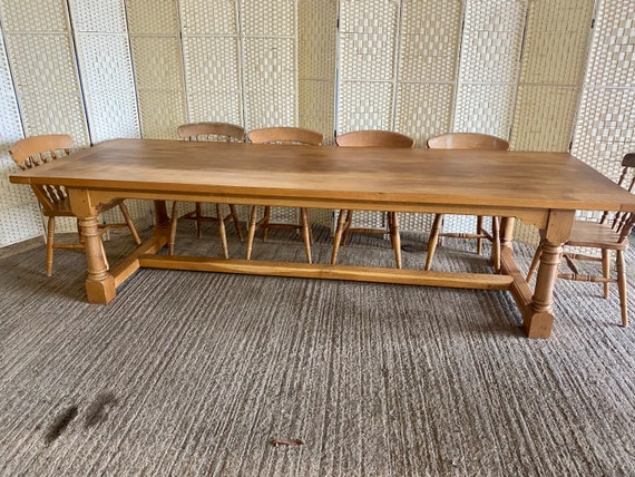 Farmhouse banquet sale table