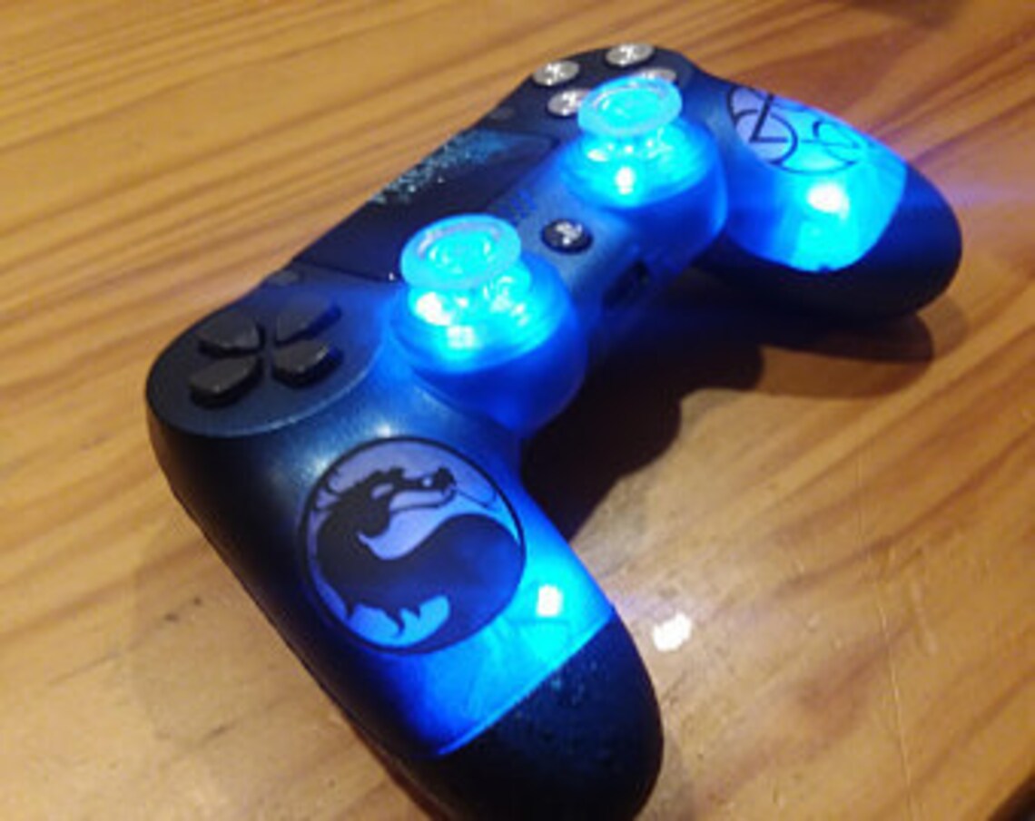 PS4 Mortal kombat 11 SubZero controller Etsy