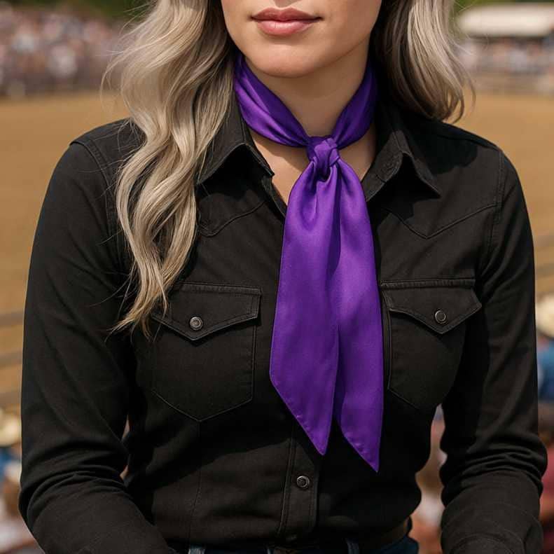 Purple Necktie Scarf - Etsy display picture 3