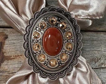 Cabochon and Crystal Wild Rag Slide #WRSCCRUCH