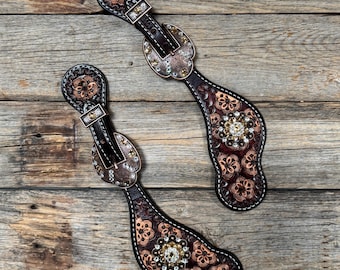 Champagne Flower Power, cinturini trasparenti per speroni #SS120