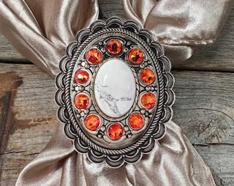 Cabochon and Crystal Wild Rag Slide #WRSCCWTFO