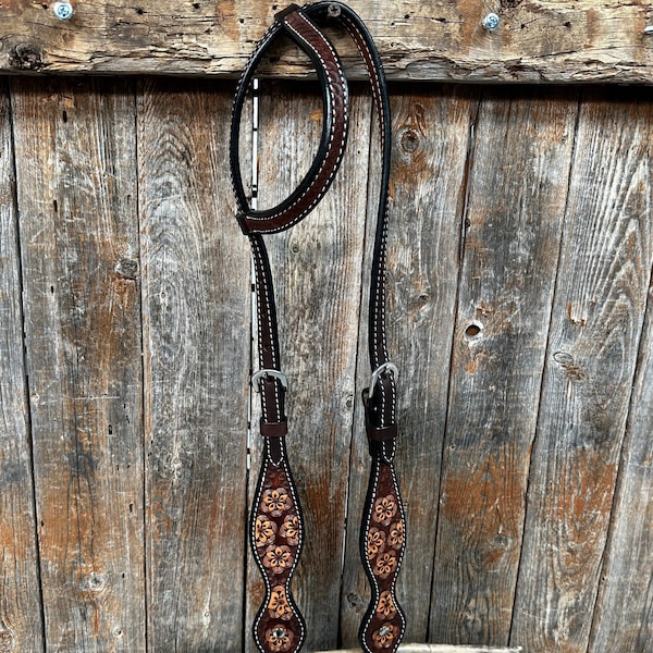 New! Double & Stitched One Ear Bridle