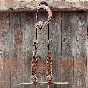 Buckstitch One Ear Headstall / Bridle #OE123