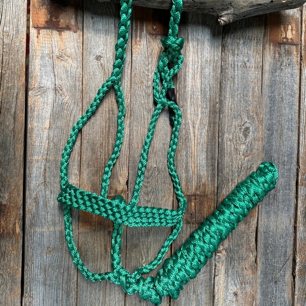 Yellow And Lime Mule Tape Halter