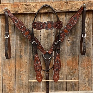 Hand Painted Two Tone Tack Sets