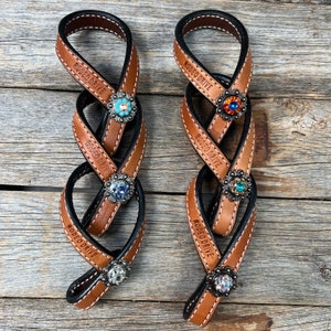 Crystal Light Oil Rustic Tie Down Keepers