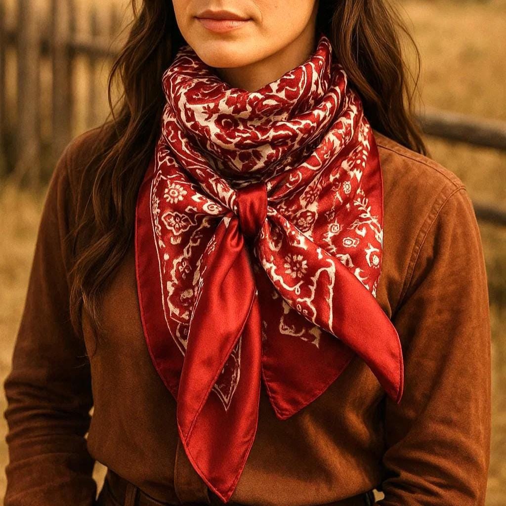 Satin Bandana - Etsy