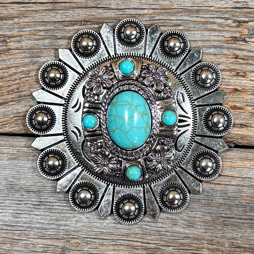Turquoise Berry Antique Silver Floral & Turquoise Berry Jacket #BJW260L - Etsy
