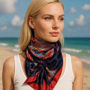 35X35" Feathers Wild Rag / Scarf WR642