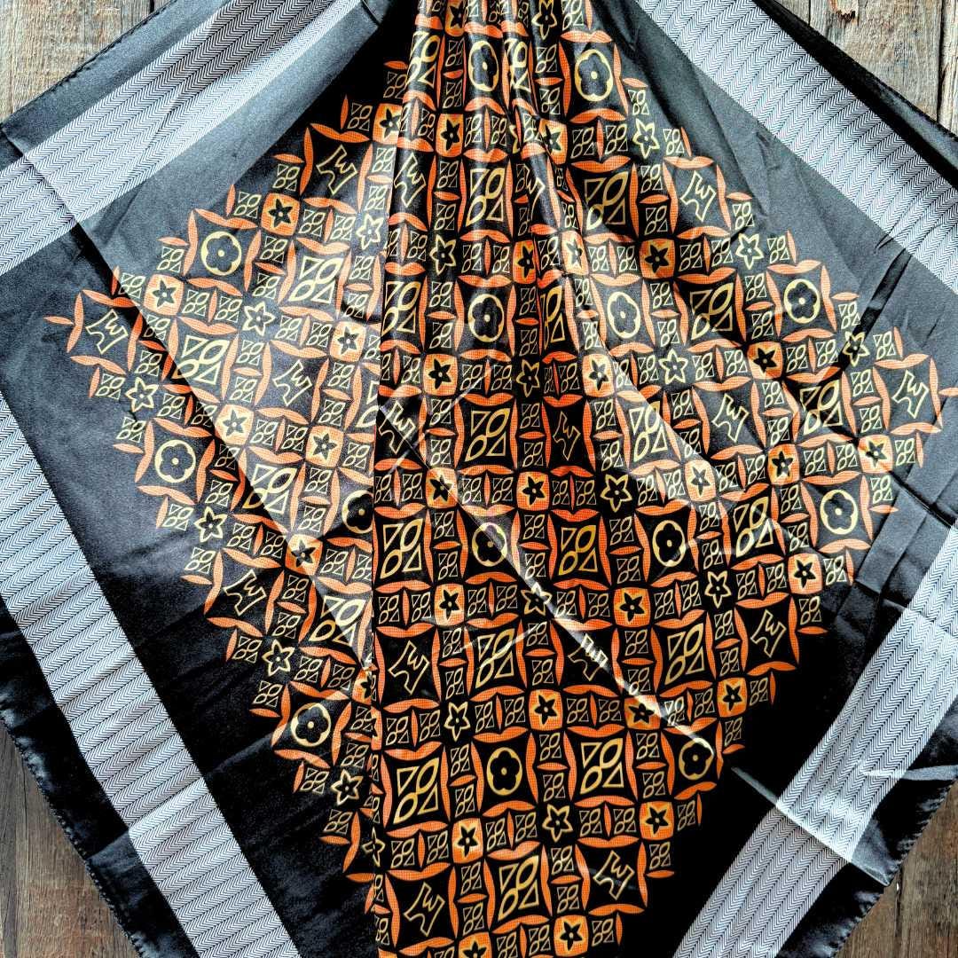 Foulard Savana, Desigual, bleu et orange