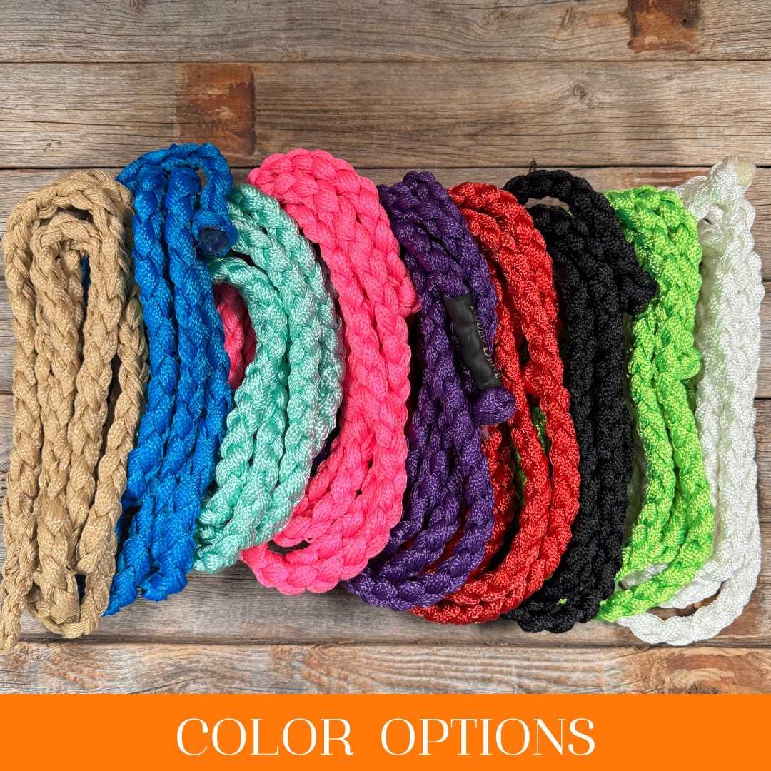 Nylon Lead Ropes for Halters - Assorted Colors