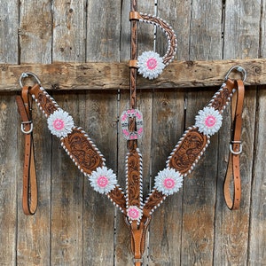 Klassy Cowgirl Argentina Cow Leather Louis Vuitton Headstall & Breast  Collar Set - Carolina Tack Supply Inc