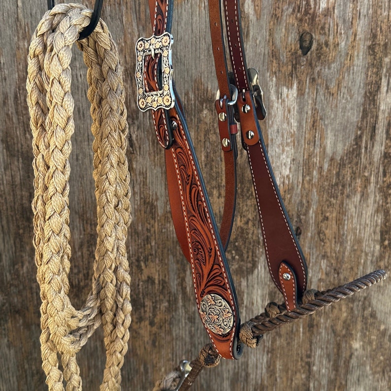 RodeoDriveConchos Buckaroo Loping Hackamore - Thumbnail 3