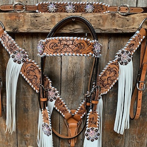 Whipstitch AB Browband/One Ear Tack Set with Wither Strap #BBBC458