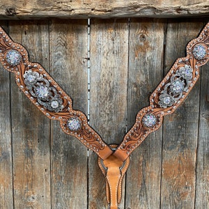 Silver Dotted Browband main image 0