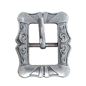 Kleine Antike Silber Wagen Schnalle W159B