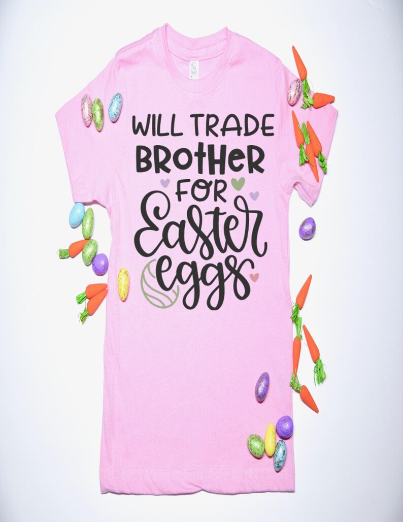 Easter Egg Hunt Shirt Easter Shirt kidstoddler shirt baby onesie Baby /& Toddler Shirt Will Trade Brother for Easter Eggs