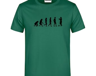 Fun Shirt / Personalisierte Shirt "Evolution Bauern" Damen oder Herren / Geschenk für Landwirt / Geschenk für Landwirtin / Landwirtschaft