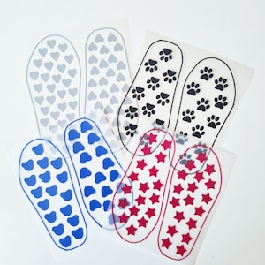 Personalisierte Stoppersocken für Kinder / personalisierte Socken / Bügelfolie bis Gr. 31 freie Motiv und Farbauswahl Bild 1