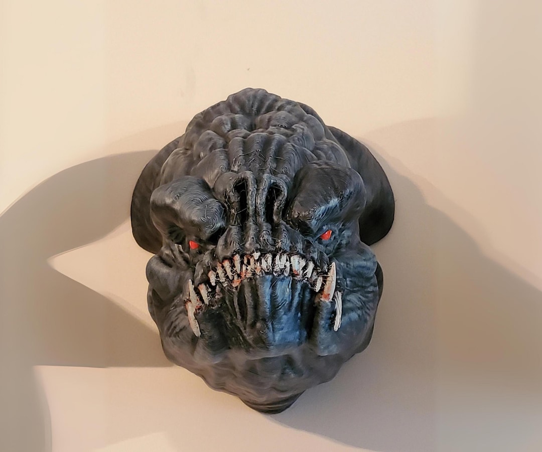 Dark Series Rancor Head Wall Mount Unique Sci-fi Home Decor for Star ...