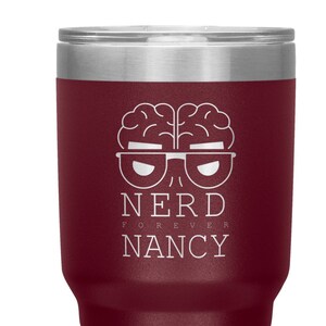Personalized Nerd Forever 30oz Tumbler