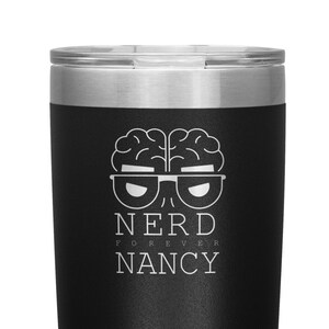 Personalized Nerd Forever 20oz Tumbler