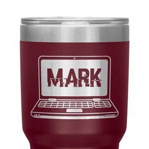 Programador personalizado, vaso de café de viaje Coder de 30 oz