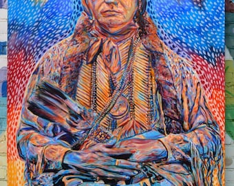 Last Kiowa Chief Print