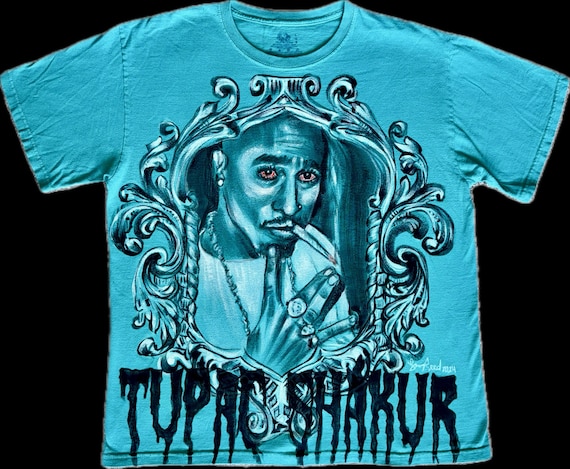 Tupac Handpainted Tshirt