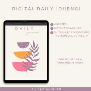 JW Digital Daily Journal | JW Digital Planner | | Goodnotes Planner | Daily Digital Planner