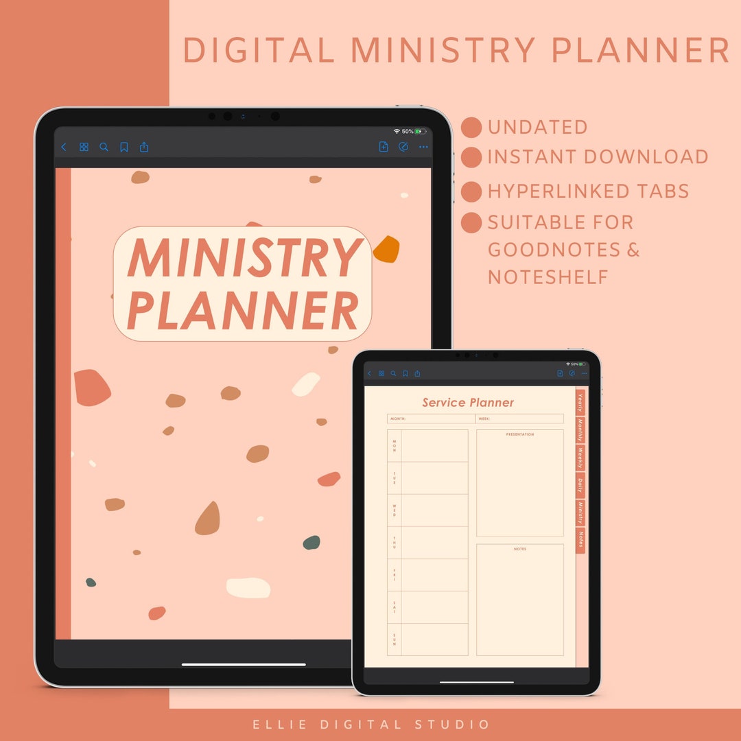 JW Ministry Digital Planner | JW Ministry Planner | Service Planner ...