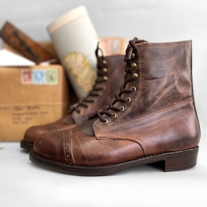 Spring PRE-ORDER Rambling Alice Boots in Atlas Brown Atlas brown