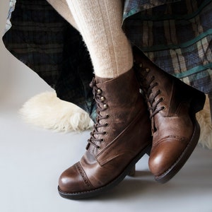 Spring PRE-ORDER Rambling Alice Boots in Atlas Brown image 2