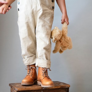 Baby Bear Boots in Pumpkin orange