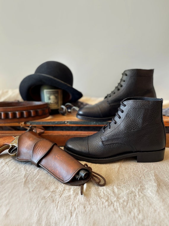PRE ORDER Irregular Toe Victorian Work Boots Etsy Canada