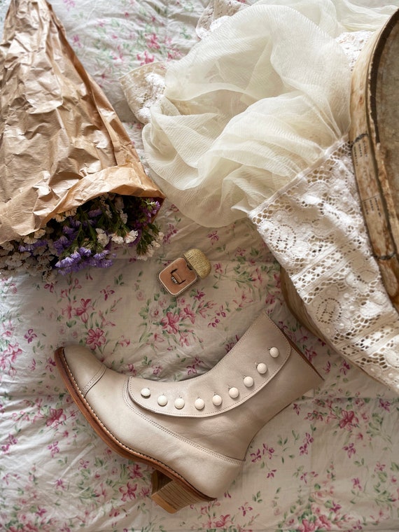 PRE ORDER Victorian Ladies Button Boots Etsy Ireland