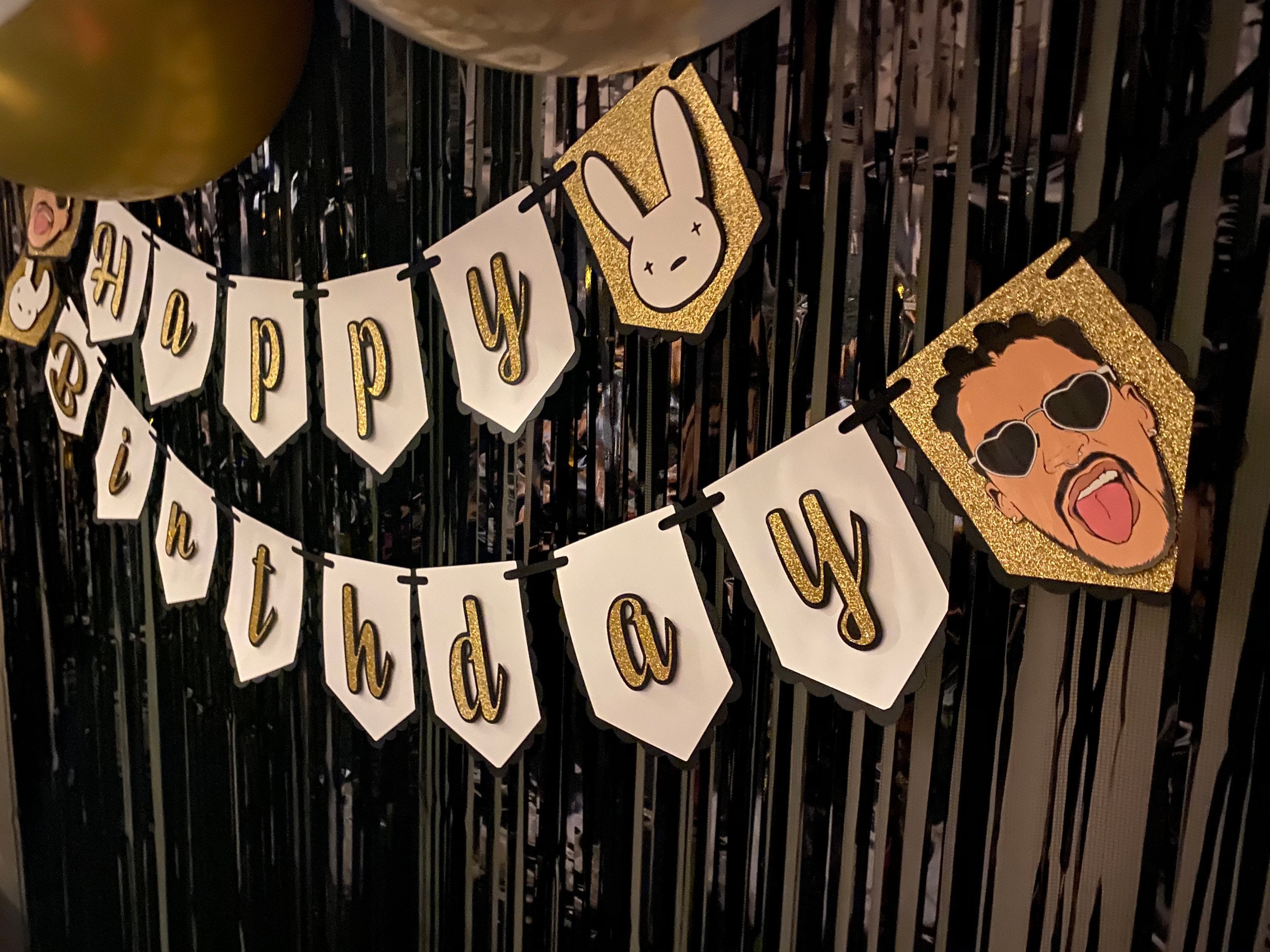 Bad Bunny Inspired Banner/ Bad Bunny Theme Party Etsy