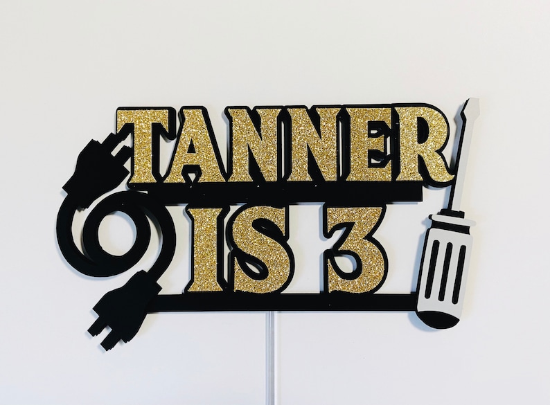 Electrician Cake Topper Etsy
