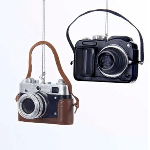 Black or Brown Digital Camera Christmas Ornament - Photographer Ornament