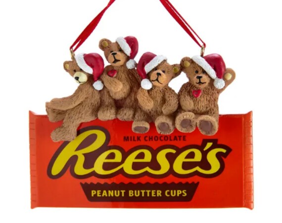 Hershey's Bears On Reese's Chocolate Ornament 2022