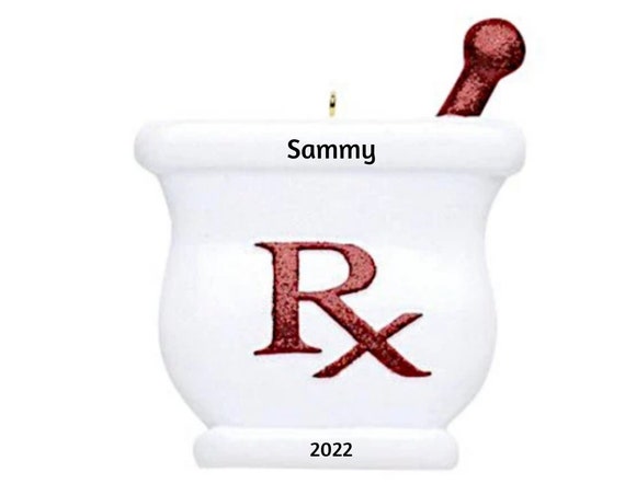 Personalized Pharmacist, Pharmacy, Medicine Christmas Ornament - Personalized Pharmacy Ornament