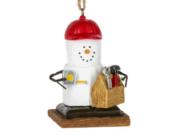 S'mores Original DIY, Carpenter, Handyman, Contractor Holiday Christmas Ornament