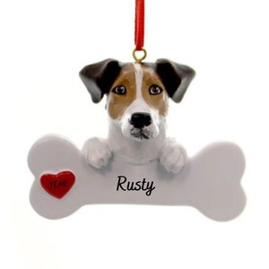 Jack Russell Dog Christmas Ornament- Personalized Jack Russell Ornament - Christmas Gift for Dog Lover - Dog Memorial Ornament 2025