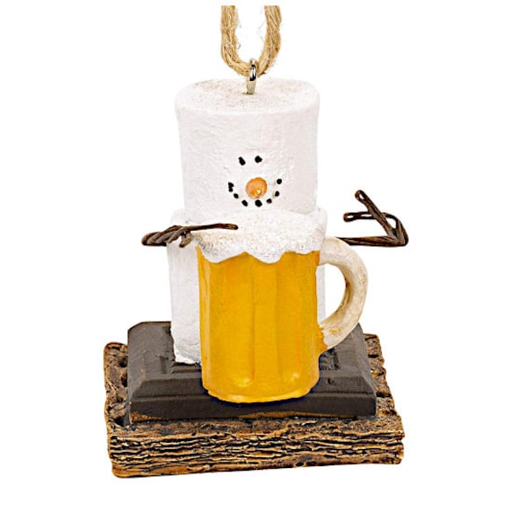 S'Mores Original Beer Mug Christmas Ornament