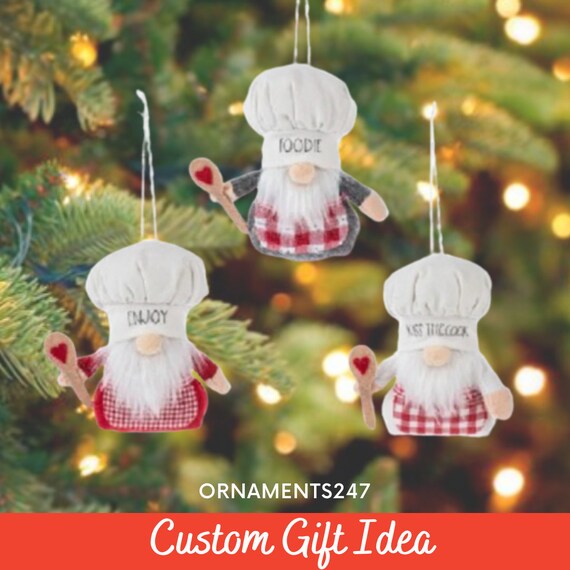 Christmas ornaments for cooks Clearance