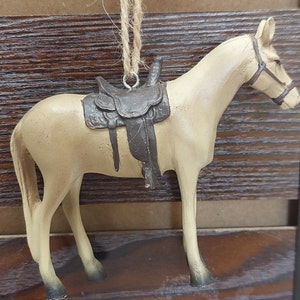 Personalized Horse Christmas Ornament - Horseback Riding Ornament, Equestrian Christmas Ornament, Horse Ornament - Free Personalization image 2