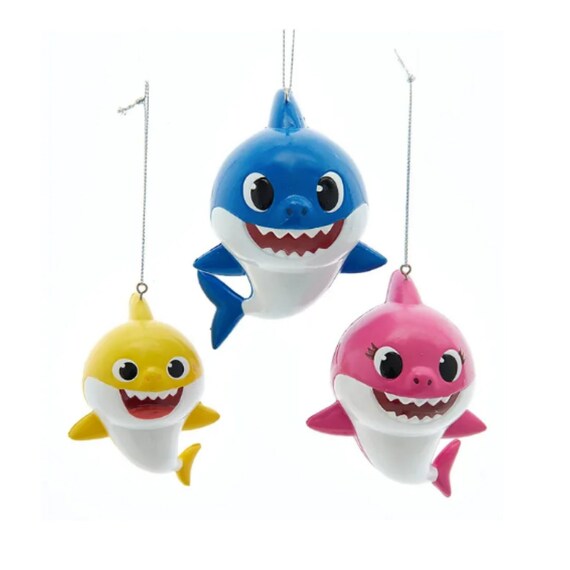 Baby Shark Holiday Christmas Ornament 2022