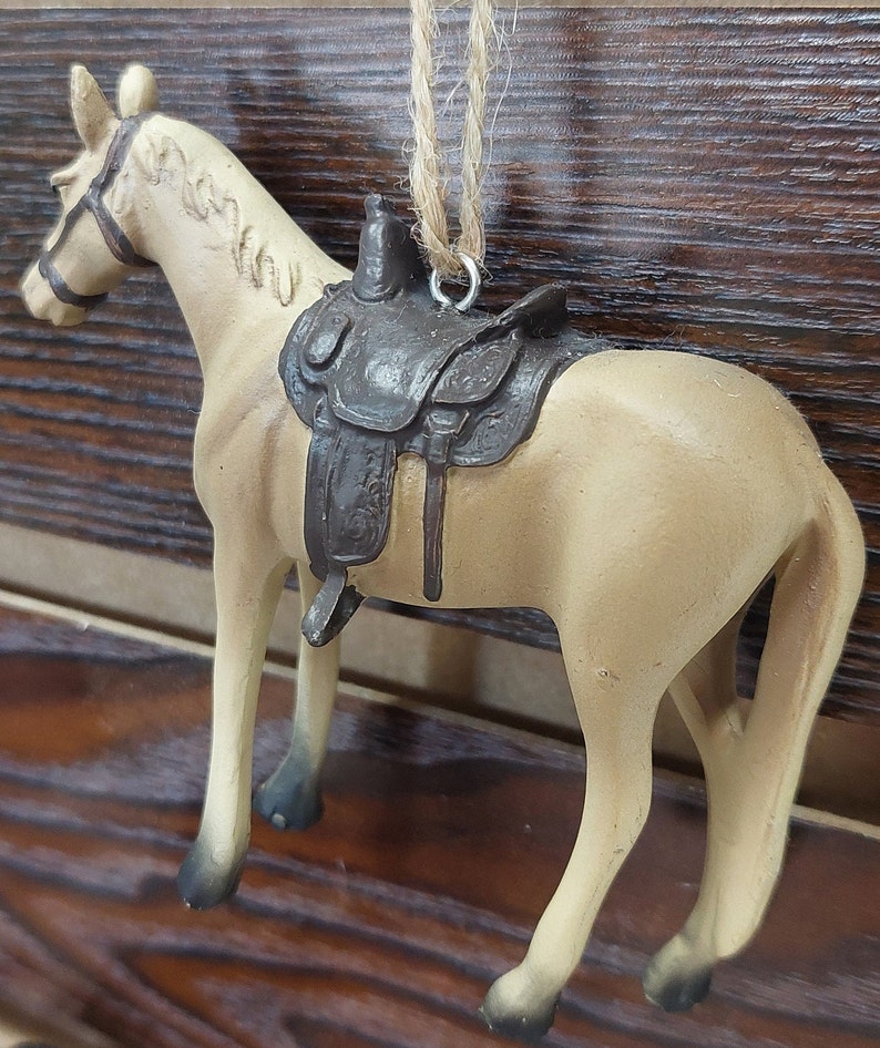 Personalized Horse Christmas Ornament - Horseback Riding Ornament, Equestrian Christmas Ornament, Horse Ornament - Free Personalization image 3