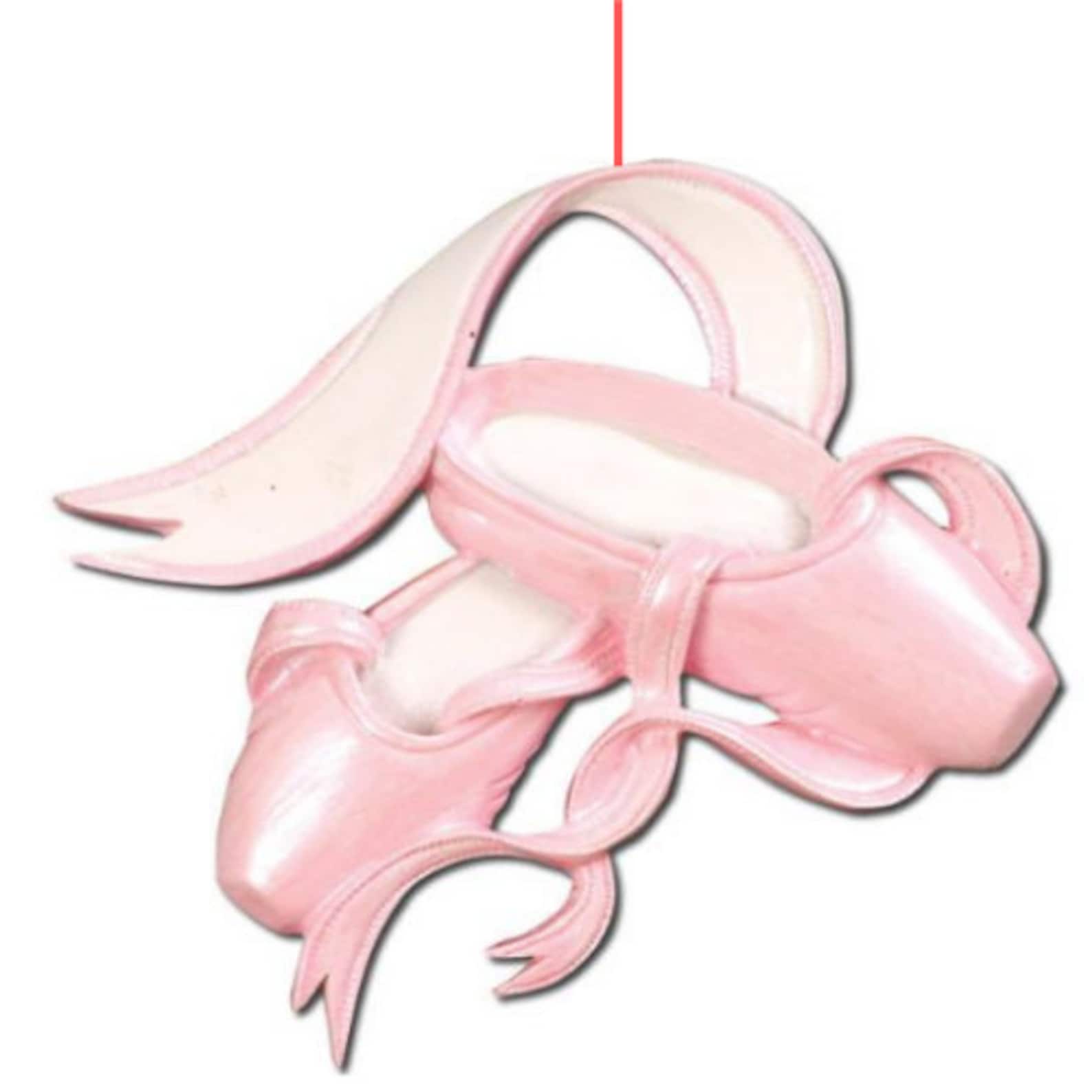 pink ballet shoes personalized christmas ornament - ballerina slippers hand personalized christmas ornament pink ballet shoes personalized christmas ornament - ballerina slippers hand personalized christmas ornament